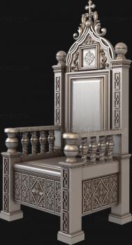 Church furniture (MBC_0026) 3D model for CNC machine