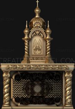 Church furniture (MBC_0028) 3D model for CNC machine