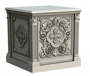 Church furniture (MBC_0031) 3D model for CNC machine