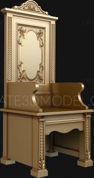 Church furniture (MBC_0043) 3D model for CNC machine