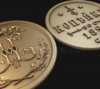 Medals (MD_0022) 3D model for CNC machine