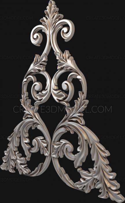 Symmetrycal onlays (NKS_0012) 3D model for CNC machine