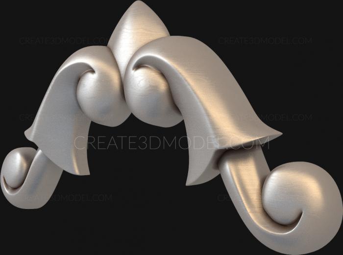 Symmetrycal onlays (NKS_0341) 3D model for CNC machine