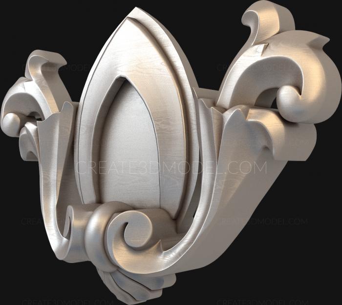 Symmetrycal onlays (NKS_0356) 3D model for CNC machine