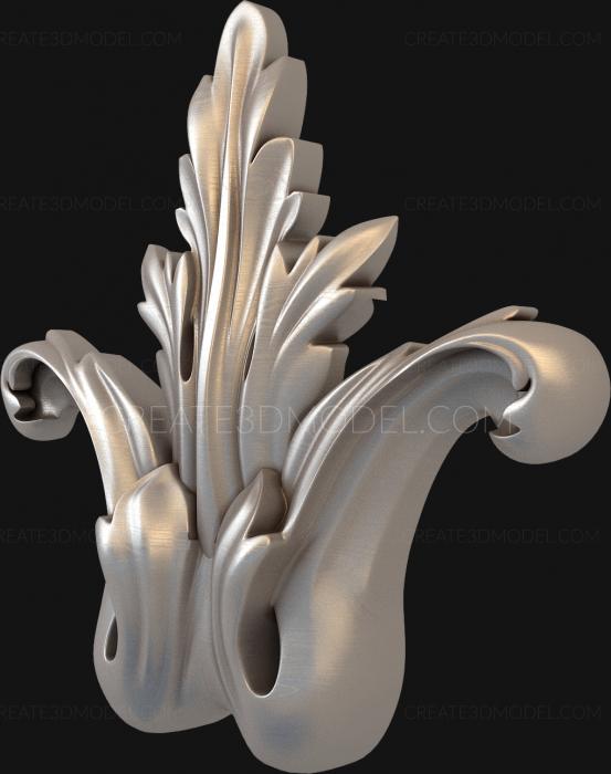Symmetrycal onlays (NKS_0983) 3D model for CNC machine