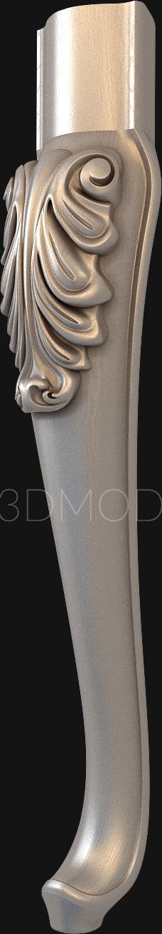 Legs (NJ_0034-1) 3D model for CNC machine