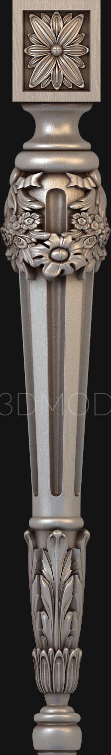 Legs (NJ_0111) 3D model for CNC machine