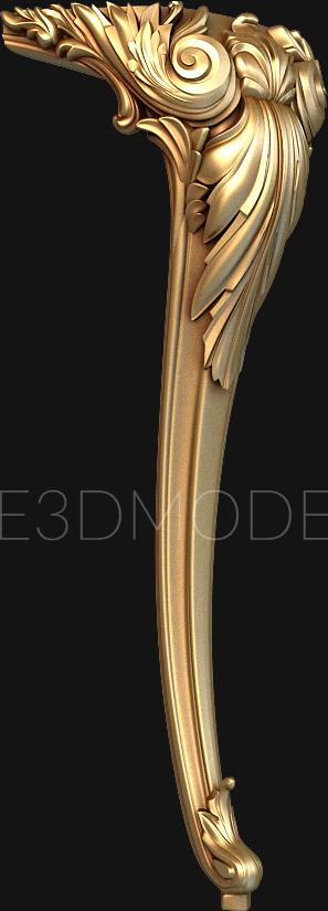 Legs (NJ_0130-1) 3D model for CNC machine