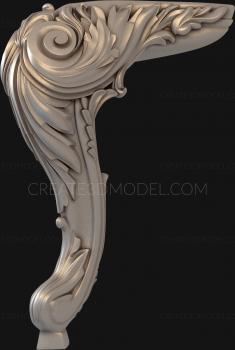 Legs (NJ_0130) 3D model for CNC machine