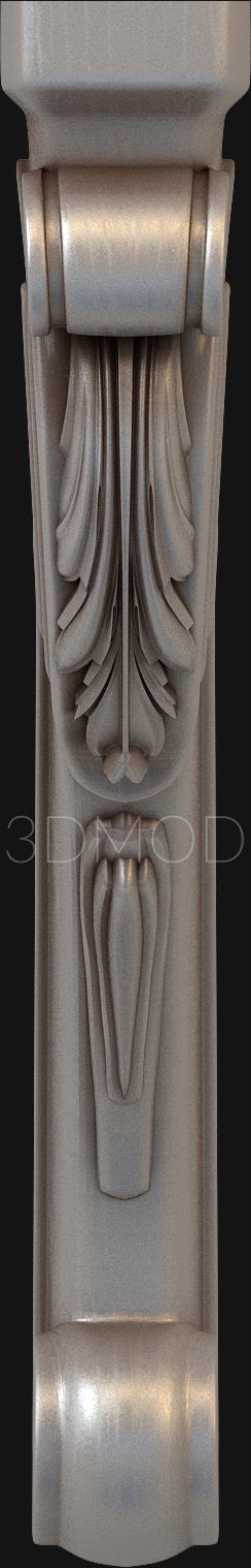 Legs (NJ_0158) 3D model for CNC machine