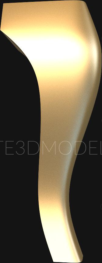 Legs (NJ_0160-3) 3D model for CNC machine