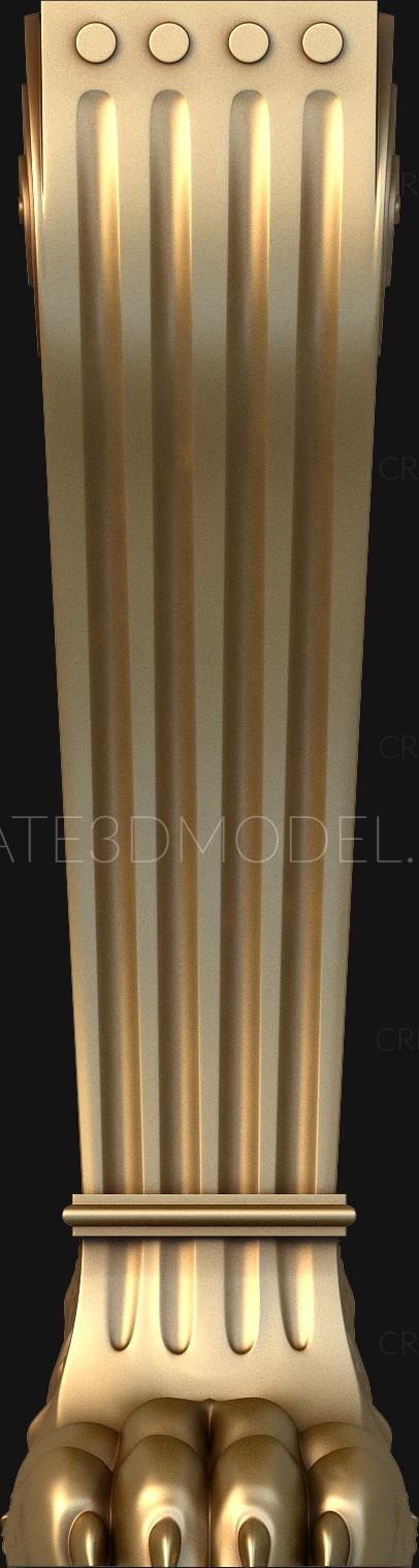 Legs (NJ_0170) 3D model for CNC machine