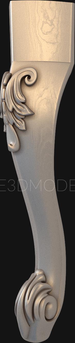 Legs (NJ_0206) 3D model for CNC machine
