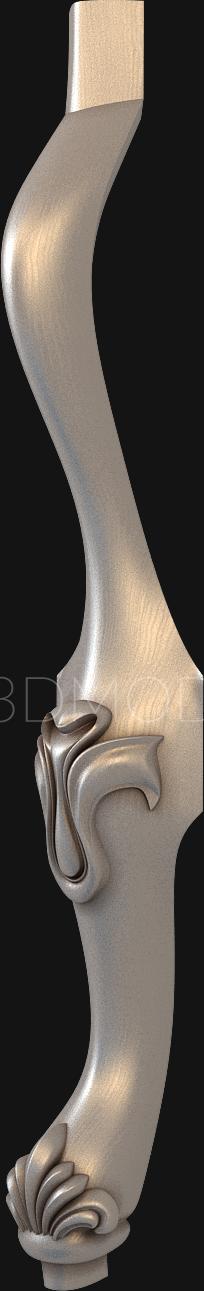 Legs (NJ_0208) 3D model for CNC machine