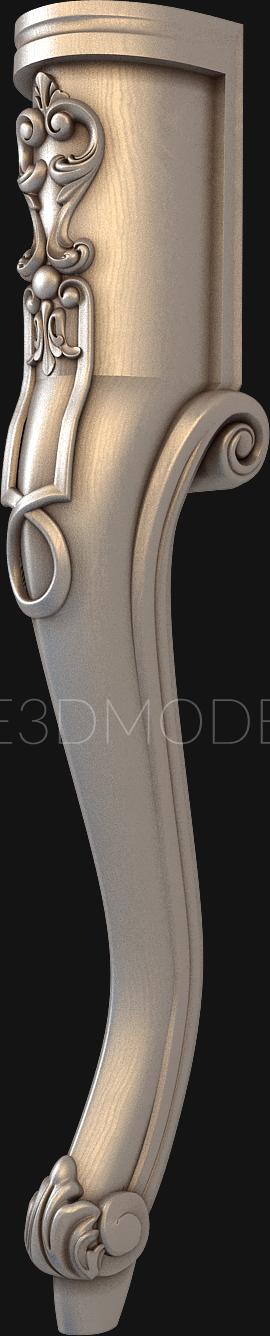 Legs (NJ_0225) 3D model for CNC machine