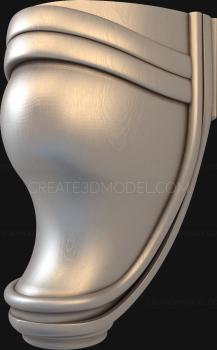 Legs (NJ_0231) 3D model for CNC machine