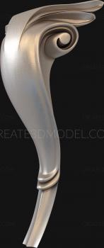 Legs (NJ_0234) 3D model for CNC machine