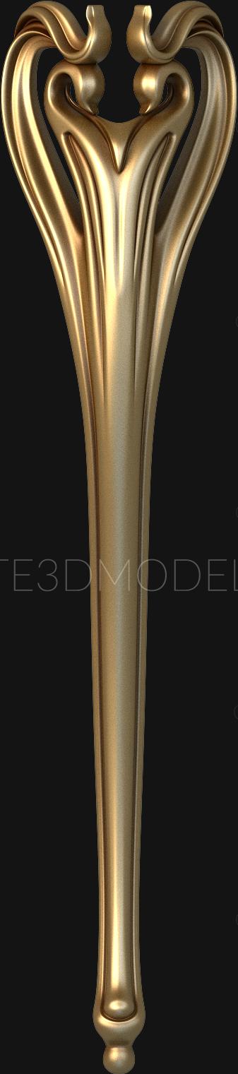 Legs (NJ_0278) 3D model for CNC machine