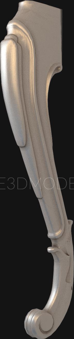 Legs (NJ_0374-1) 3D model for CNC machine