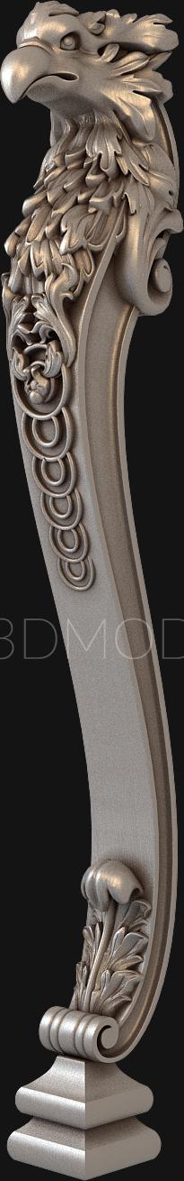 Legs (NJ_0401) 3D model for CNC machine