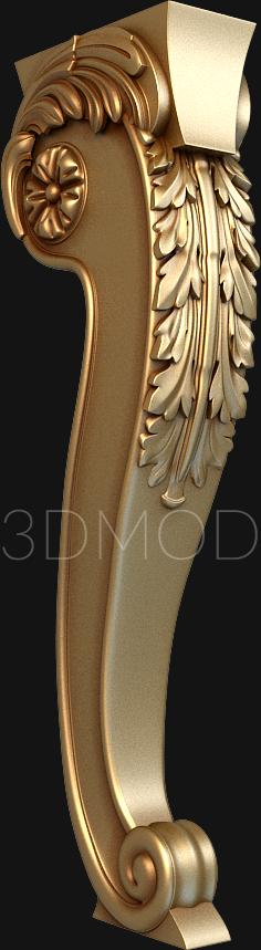 Legs (NJ_0403-1) 3D model for CNC machine