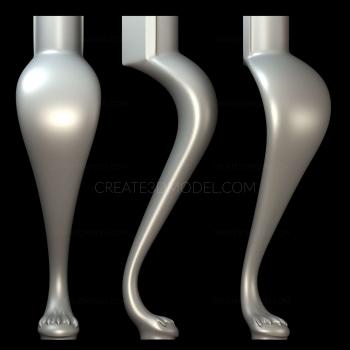 Legs (NJ_0412) 3D model for CNC machine
