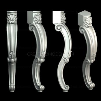 Legs (NJ_0413) 3D model for CNC machine