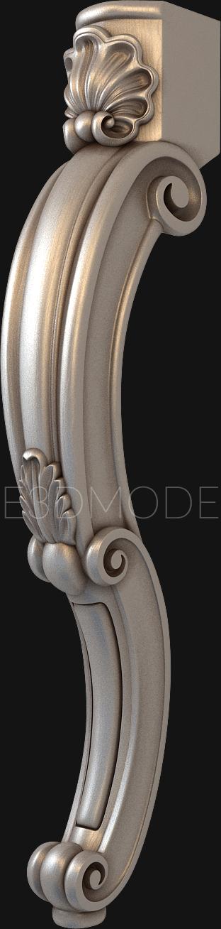 Legs (NJ_0413) 3D model for CNC machine