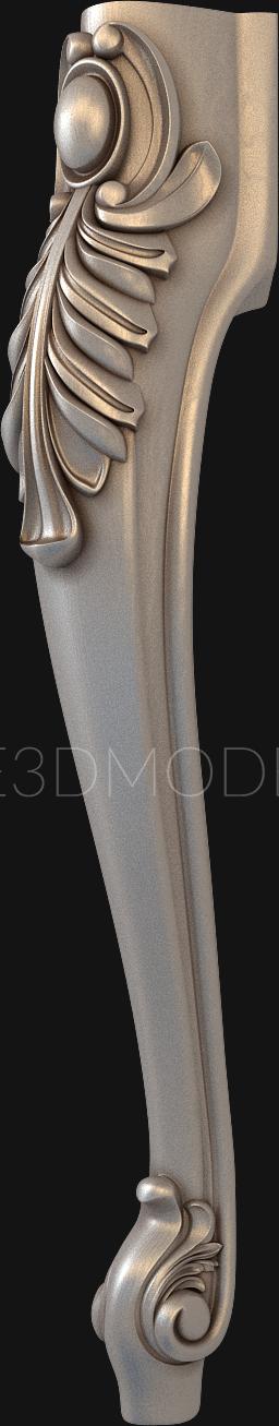 Legs (NJ_0430) 3D model for CNC machine