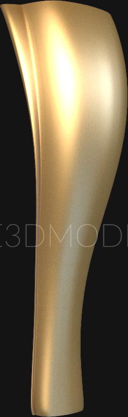 Legs (NJ_0437-2) 3D model for CNC machine