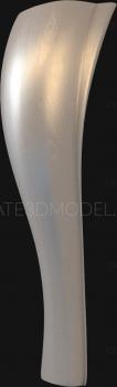 Legs (NJ_0437-2) 3D model for CNC machine