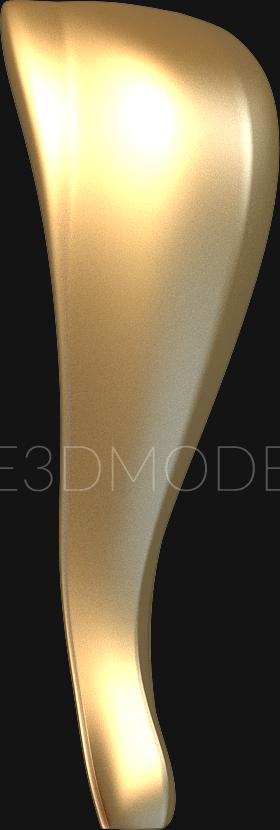 Legs (NJ_0437-3) 3D model for CNC machine