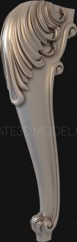 Legs (NJ_0473) 3D model for CNC machine