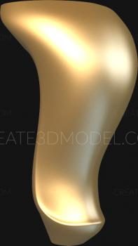 Legs (NJ_0484) 3D model for CNC machine