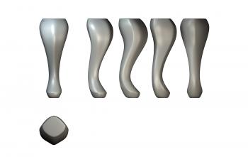Legs (NJ_0566) 3D model for CNC machine