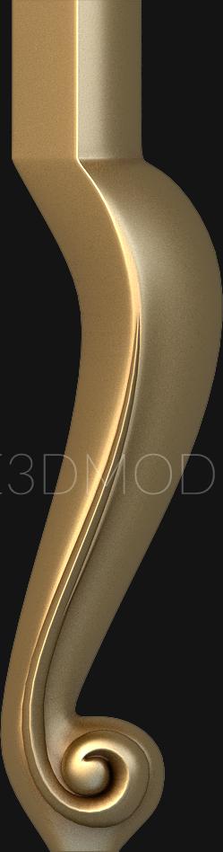 Legs (NJ_0570) 3D model for CNC machine