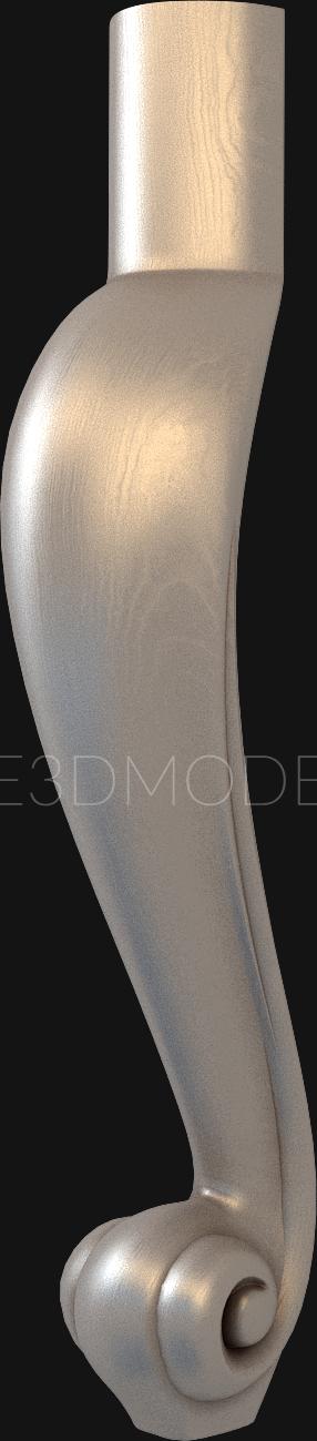 Legs (NJ_0570) 3D model for CNC machine