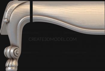 Legs (NJ_0577) 3D model for CNC machine