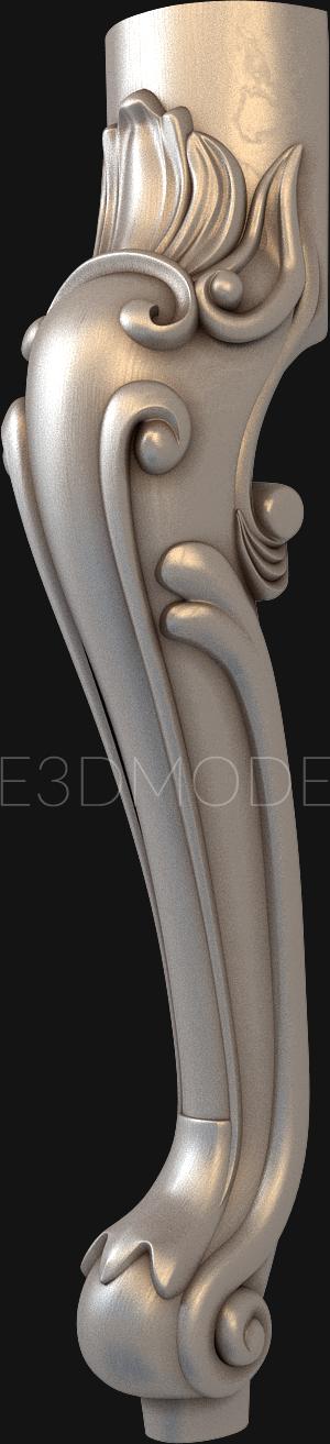 Legs (NJ_0580) 3D model for CNC machine