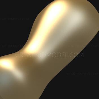 نموذج ثلاثي الأبعاد لآلة CNC أرجل 