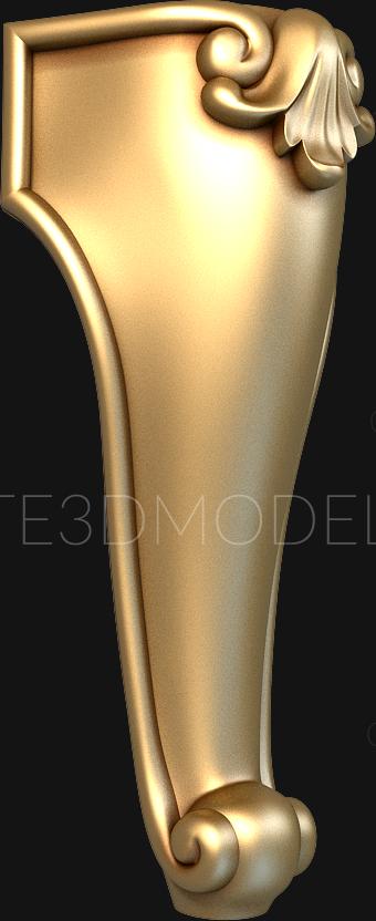 Legs (NJ_0591) 3D model for CNC machine