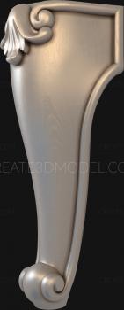 Legs (NJ_0591) 3D model for CNC machine