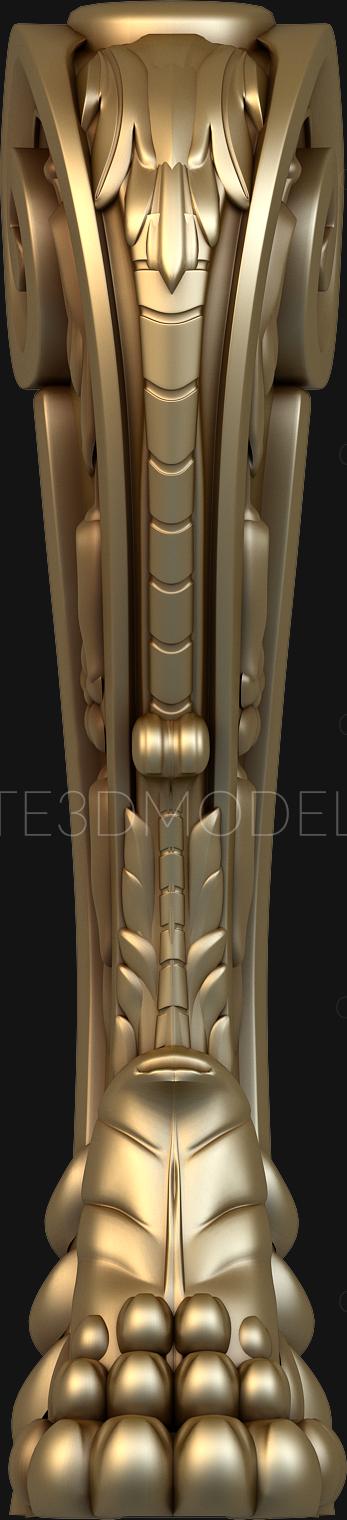 Legs (NJ_0592) 3D model for CNC machine