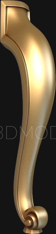 Legs (NJ_0595) 3D model for CNC machine