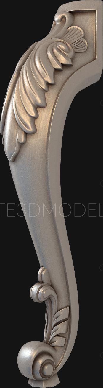 Legs (NJ_0596) 3D model for CNC machine
