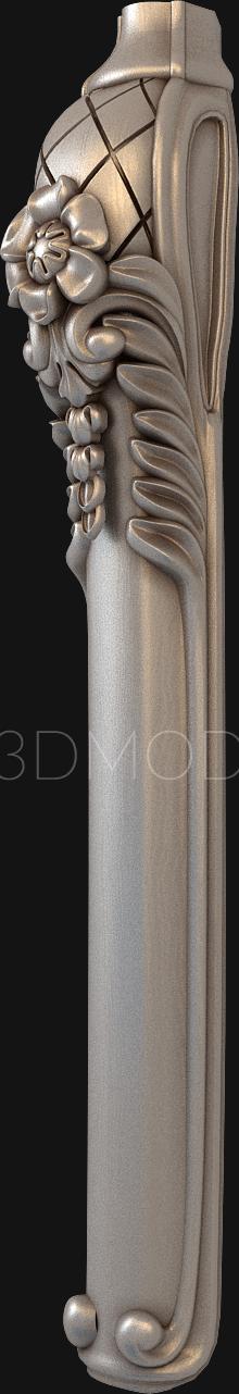 Legs (NJ_0603) 3D model for CNC machine
