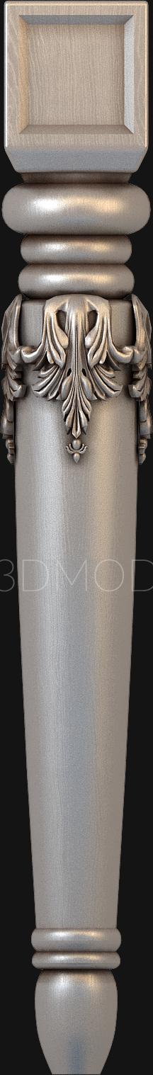 Legs (NJ_0604) 3D model for CNC machine