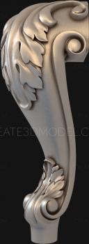 Legs (NJ_0609) 3D model for CNC machine