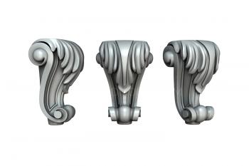 Legs (NJ_0632) 3D model for CNC machine