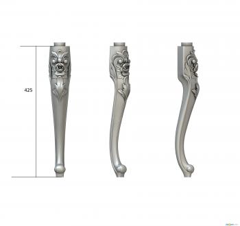 Legs (NJ_0650) 3D model for CNC machine